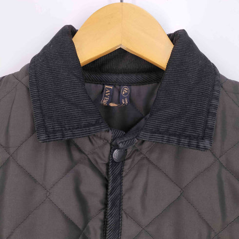 ラベンハム LAVENHAM 英国製 襟コーデュロイ キルティングジャケット メンズ UK36