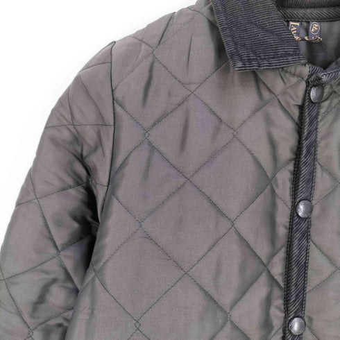 ラベンハム LAVENHAM 英国製 襟コーデュロイ キルティングジャケット メンズ UK36