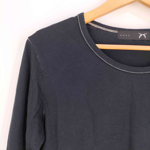 ロアー roar 安全ピン ラインストーン 装飾 ロングスリーブTシャツ メンズ JPN:2