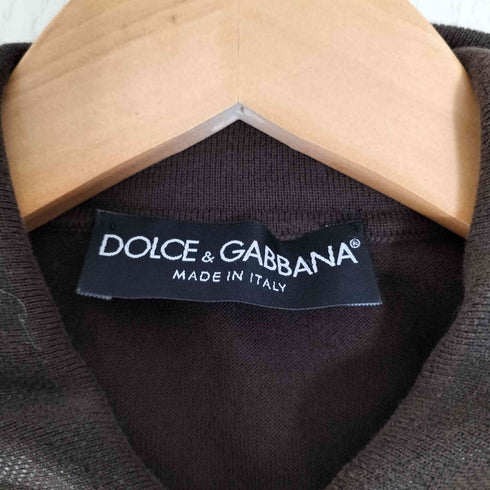 ドルチェアンドガッバーナ DOLCE&GABBANA イタリア製 デザイン ポロシャツ メンズ 44