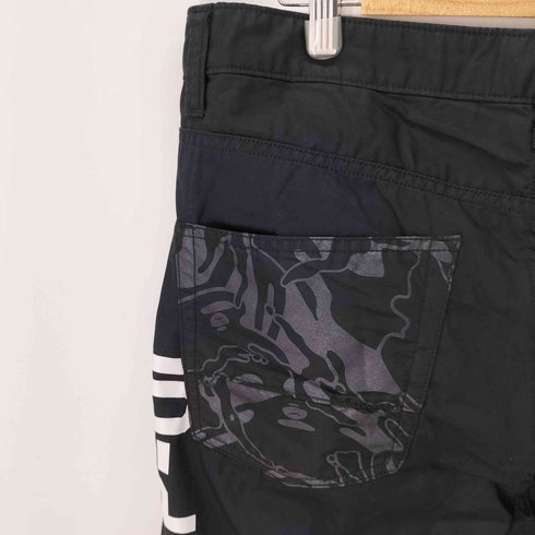 エーエイプバイアベイシングエイプ AAPE BY A BATHING APE ロゴプリント ストレートパンツ メンズ JPN:XL 3