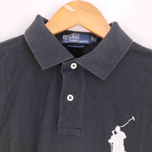 ポロバイラルフローレン Polo by RALPH LAUREN CUSTOM FIT ビッグポニー ナンバリング2 刺繍 鹿の子 ポロシャツ メンズ import:M