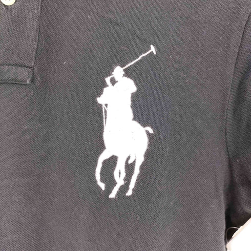 ポロバイラルフローレン Polo by RALPH LAUREN CUSTOM FIT ビッグポニー ナンバリング2 刺繍 鹿の子 ポロシャツ メンズ import:M
