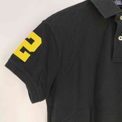 ポロバイラルフローレン Polo by RALPH LAUREN CUSTOM FIT ビッグポニー ナンバリング2 刺繍 鹿の子 ポロシャツ メンズ import:M
