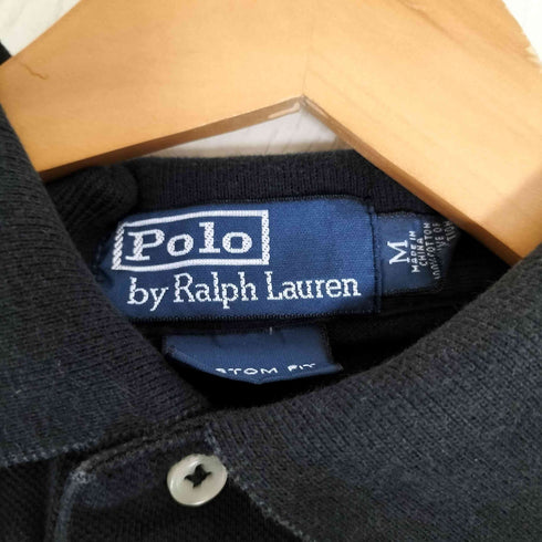 ポロバイラルフローレン Polo by RALPH LAUREN CUSTOM FIT ビッグポニー ナンバリング2 刺繍 鹿の子 ポロシャツ メンズ import:M