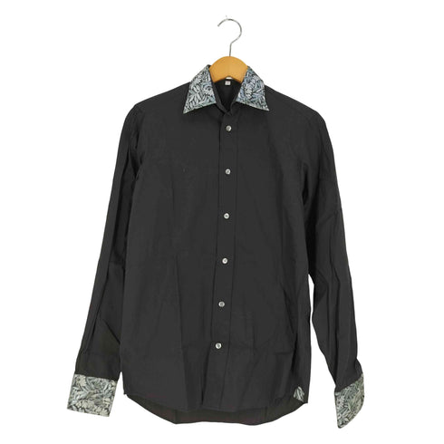 ポールアンドジョー PAUL&JOE 花柄 切替 レギュラーカラー シャツ メンズ import:XS