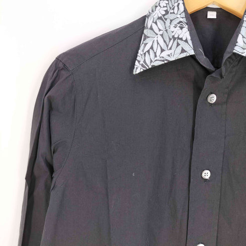 ポールアンドジョー PAUL&JOE 花柄 切替 レギュラーカラー シャツ メンズ import:XS