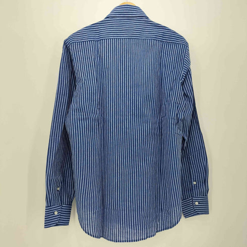 フェアファクス FAIRFAX ストライプ柄 コットンリネン ロングスリーブシャツ メンズ JPN:M
