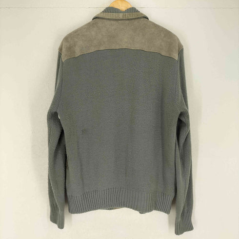 ロイヤルナイト Royal Knight OPTIジッパー ニットドッキング スエードレザージャケット メンズ JPN:XL