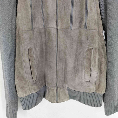 ロイヤルナイト Royal Knight OPTIジッパー ニットドッキング スエードレザージャケット メンズ JPN:XL