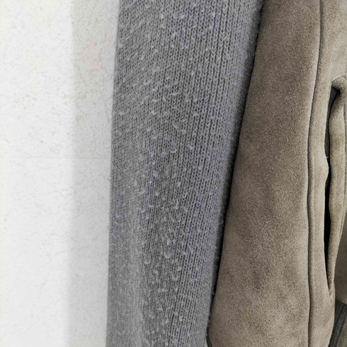 ロイヤルナイト Royal Knight OPTIジッパー ニットドッキング スエードレザージャケット メンズ JPN:XL