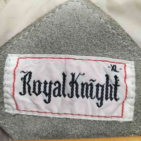 ロイヤルナイト Royal Knight OPTIジッパー ニットドッキング スエードレザージャケット メンズ JPN:XL