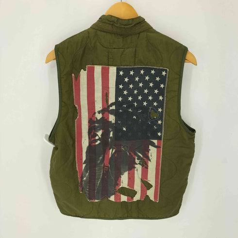 デニムアンドサプライ ラルフローレン DENIM & SUPPLY RALPH LAUREN M-65ライナー インディアンヘッド キルティングベスト メンズ JPN:M