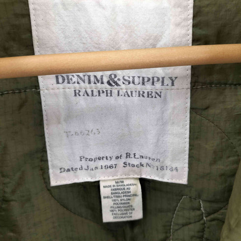 デニムアンドサプライ ラルフローレン DENIM & SUPPLY RALPH LAUREN M-65ライナー インディアンヘッド キルティングベスト メンズ JPN:M
