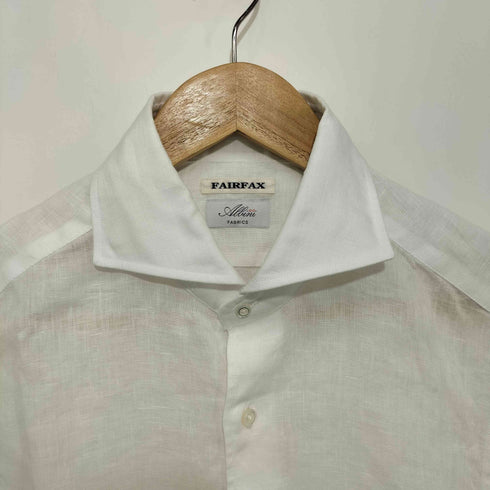 フェアファクス FAIRFAX アルビニ社製リネン ロングスリーブシャツ メンズ JPN:M