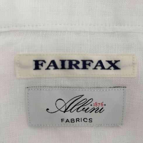 フェアファクス FAIRFAX アルビニ社製リネン ロングスリーブシャツ メンズ JPN:M