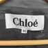 クロエ Chloe シルク100 ベルテッドコート レディース 42