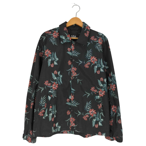 アズールバイマウジー AZUL by moussy ALOHA COACH JACKET アロハコーチジャケット メンズ JPN:L