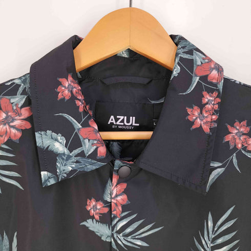 アズールバイマウジー AZUL by moussy ALOHA COACH JACKET アロハコーチジャケット メンズ JPN:L