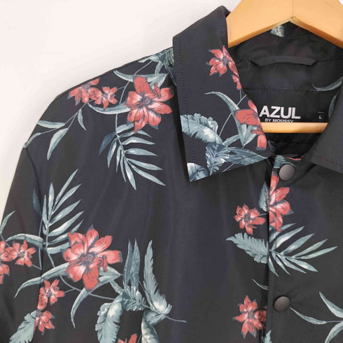 アズールバイマウジー AZUL by moussy ALOHA COACH JACKET アロハコーチジャケット メンズ JPN:L