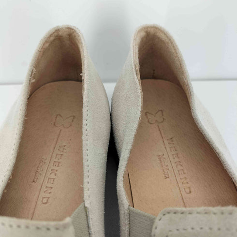 ウィークエンドマックスマーラ Weekend Max Mara スエード フラットシューズ スリッポン レディース 36