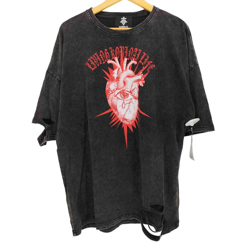 コビナイ KOBINAI ダメージ加工 Tシャツ 心臓 heart メンズ
