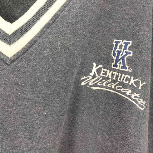 CRABLE SPORTSWEAR ロゴ刺繍 Vネック スウェットベスト メンズ XXL