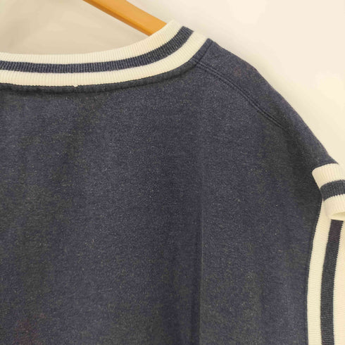 CRABLE SPORTSWEAR ロゴ刺繍 Vネック スウェットベスト メンズ XXL