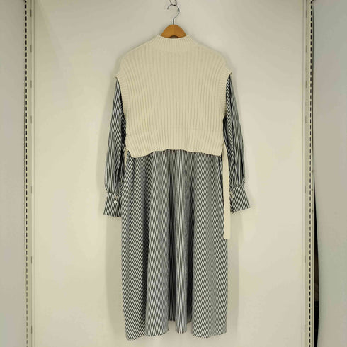 ローズバッド ROSE BUD ニットドッキングワンピース レディース FREE