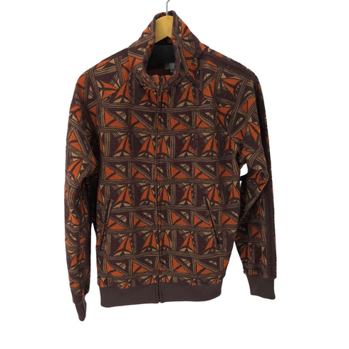 サスクワァッチファブリックス SASQUATCHfabrix. 25SS TRACK JACKET PUEBLO DARK BROWN 総柄 トラック ジャケット メンズ JPN:M