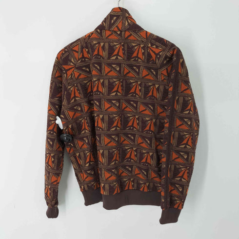 サスクワァッチファブリックス SASQUATCHfabrix. 25SS TRACK JACKET PUEBLO DARK BROWN 総柄 トラック ジャケット メンズ JPN:M