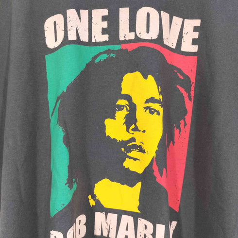 ONE LOVE ミュージシャン プリント Tシャツ メンズ import:XL