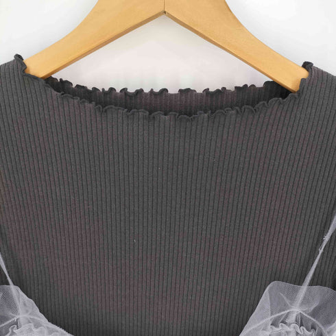 レイビームス Ray BEAMS テレコ チュール ビスチェ セット レディース