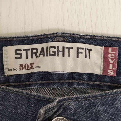 リーバイス Levis 505 裏3411 STRAIGHTFIT ジップフライ デニムパンツ メンズ W33 L32