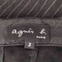 アニエスベー agnes b. PARIS レーヨン ストライプパンツ レディース JPN:3