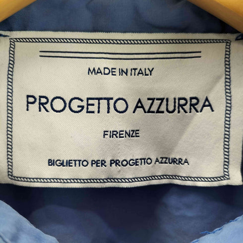 PROGETTO AZZURRA シャツワンピース イタリア製 レディース
