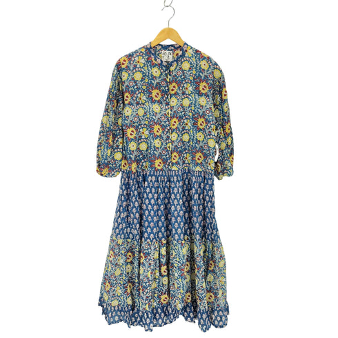 ジャンピンジャップフラッシュ JUMPIN JAP FLASH インディゴ染 Original Oriental Dress レディース