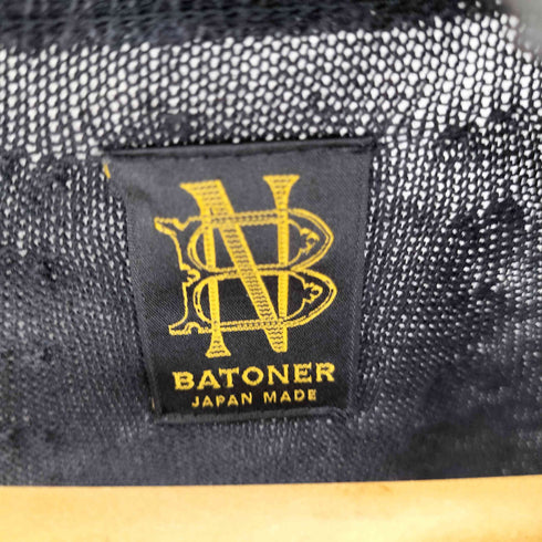 バトナー BATONER コットンリネンシルク ニット メンズ JPN:2