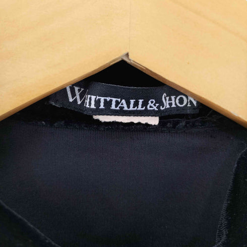 WHITTALL&SHON ベロア S/S シャツ メンズ