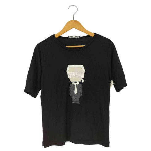 カールラガーフェルド KARLLAGERFELD キャラクタープリント ストレッチ Tシャツ レディース 38