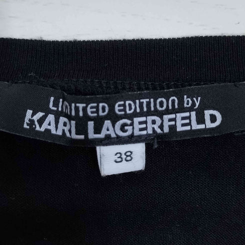 カールラガーフェルド KARLLAGERFELD キャラクタープリント ストレッチ Tシャツ レディース 38