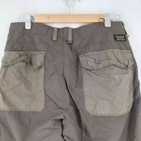 CHINOOK コットンナイロン 切替デザインベイカーパンツ メンズ 32