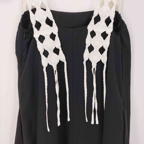 アキラナカ AKIRA NAKA Ripped Lace Strap dress レディース JPN:1