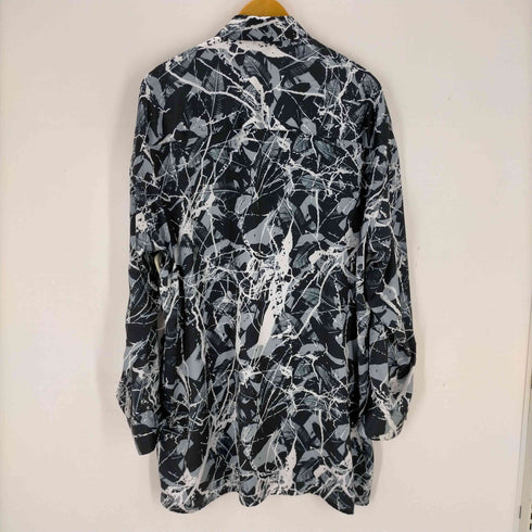 N NUMBER グラフィッククロスビッグシルエットロングシャツ メンズ 3