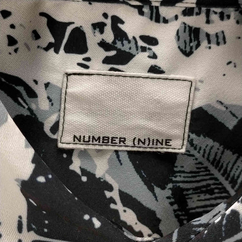 N NUMBER グラフィッククロスビッグシルエットロングシャツ メンズ 3