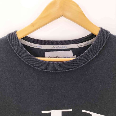 カルバンクラインジーンズ Calvin Klein Jeans ロゴプリント S/Sトレーナー メンズ import:M