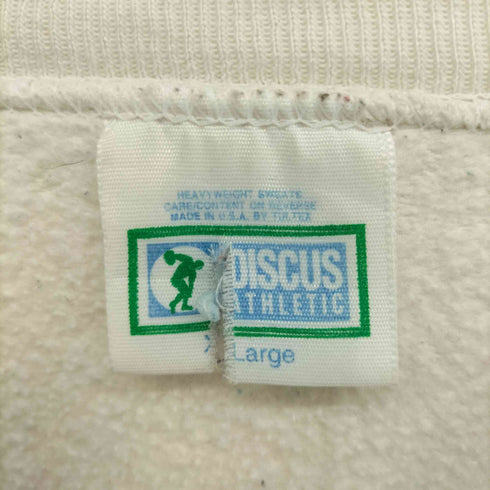 ディスカス アスレチック Discus Athletic 90s プリントクルーネックトレーナー メンズ XL