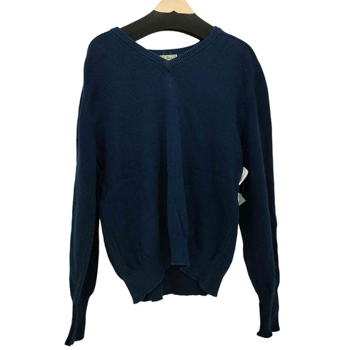 エルエルビーン L.L.Bean 80s USA製 Vネックコットンニット メンズ M