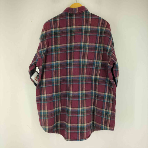 セントジョンズベイ STJOHNS BAY 90S コットンヘビーチェックネルシャツ メンズ import:XL