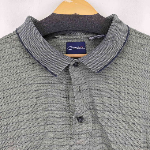 カタリナ Catalina 90S コットンチェックポロシャツ メンズ import:XXL
